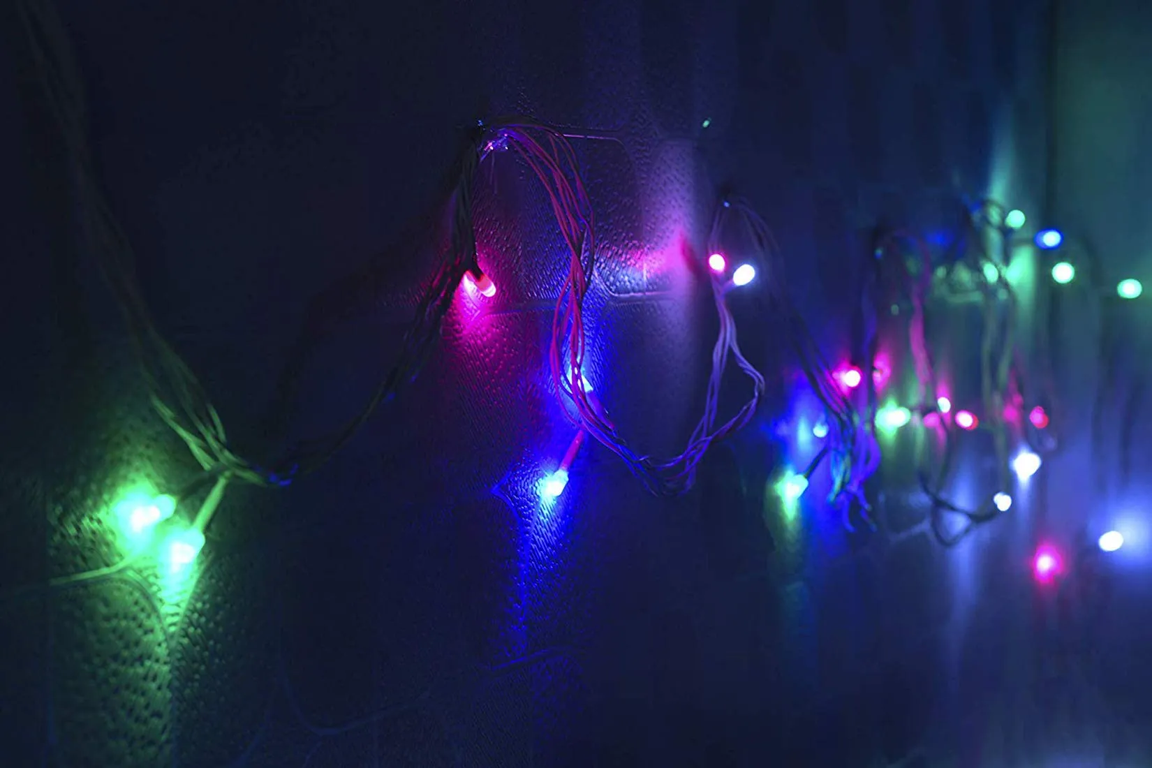 Kuber Industries 2 Pieces 10 Meter Diamond LED's Waterproof Fairy Decorative String Light - Red Green Blue - Decoration Indoor/Outdoor for Party Wedding Diwali -CTKTC022982