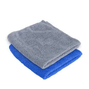 Kuber Industries Face Towel | Microfiber Hand Towel | Antibacterial Face Towel | Hair & Face Towel for Man | 400 GSM Towel | SHXS40601 | SHXS.. | Pack of 2 | Gray & Blue