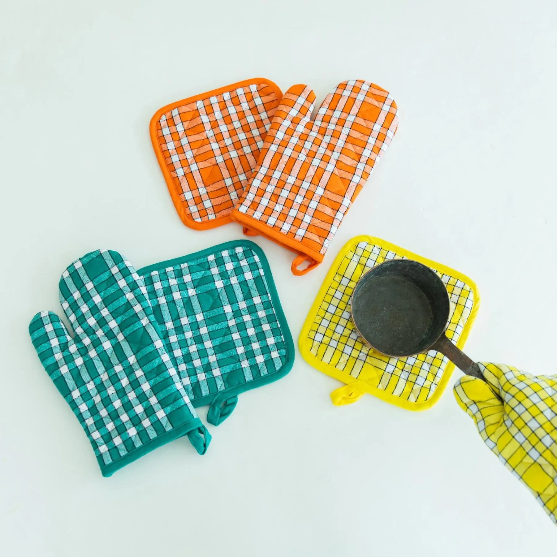 La Carafe KITCHEN GLOVE & POT HOLDER（ミトン&ポットホルダーセット）