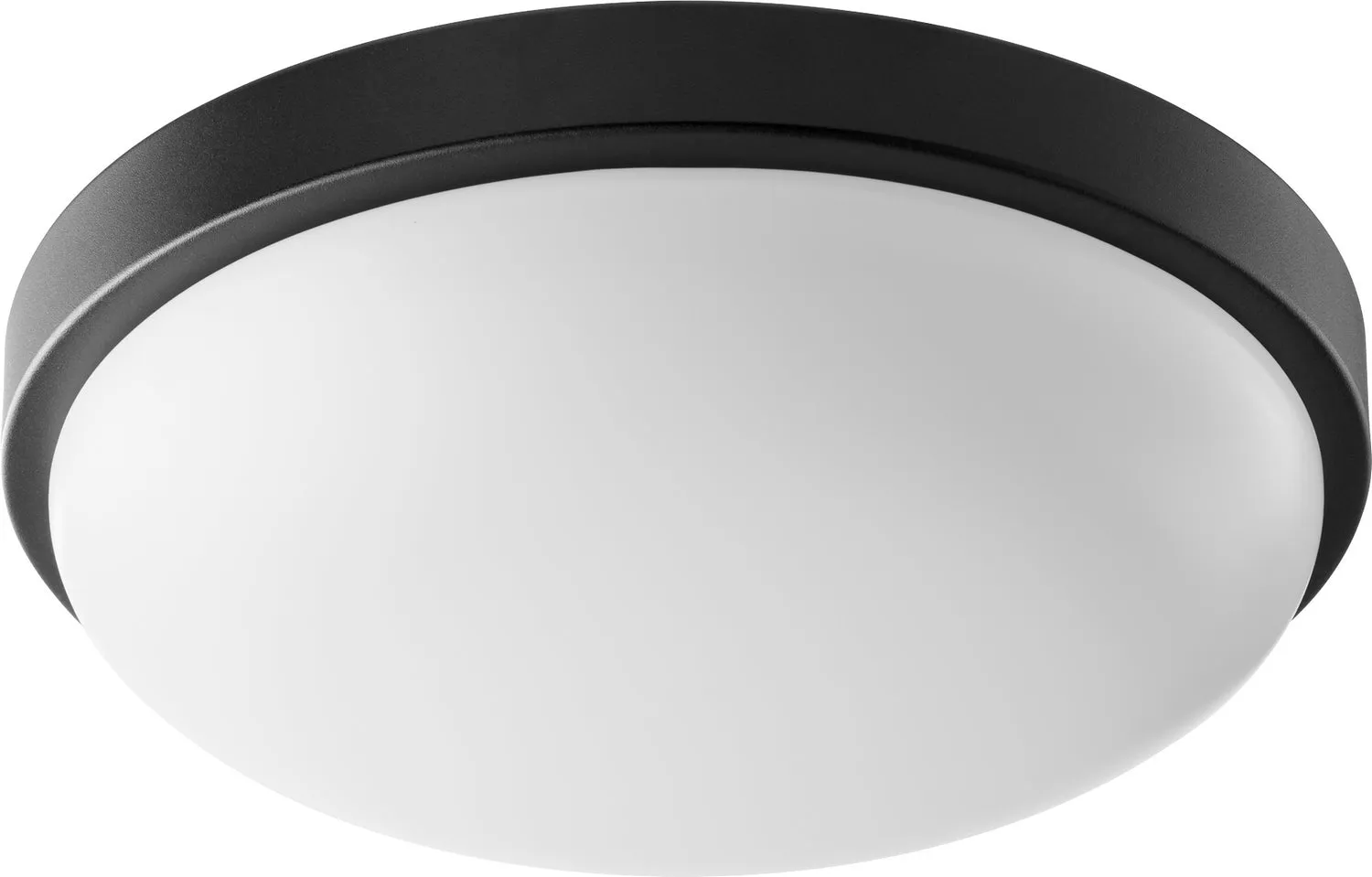 LED Ceiling Mount from the 902 Round Ceiling Mounts Collection in Textured Black Finish by Quorum