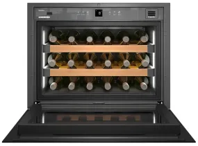 Liebherr HWGB1803 24 Inch Built-in Wine Cooler with Push-to-Open Drop-Down Door