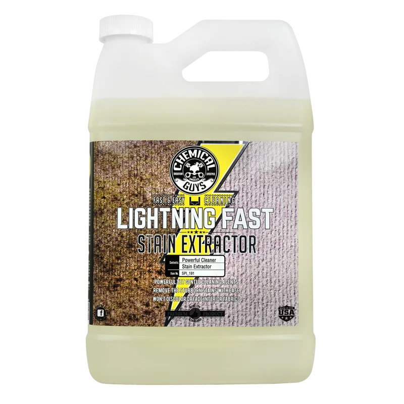 Lightning Fast Carpet Upholstery Stain Extractor Cleaner & Stain Remover (1 Gallon)