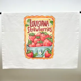 Louisiana Strawberries Towel