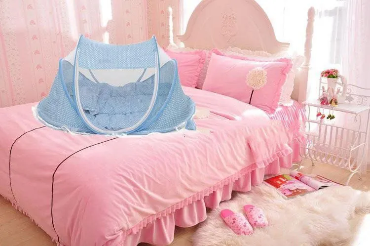 LovelyRLovely Foldable Baby 2pcs Bed Net With Pillow