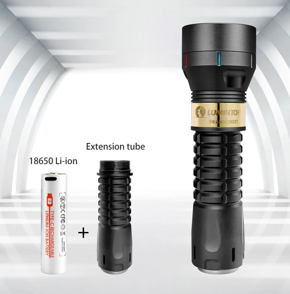 Lumintop® LEP Flashlight THOR Ⅱ V2.0 1700 Meters  Long Distance Thrower