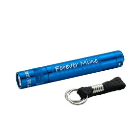 Maglite Solitaire LED - Forever Mine - Key Chain Flashlight Blue