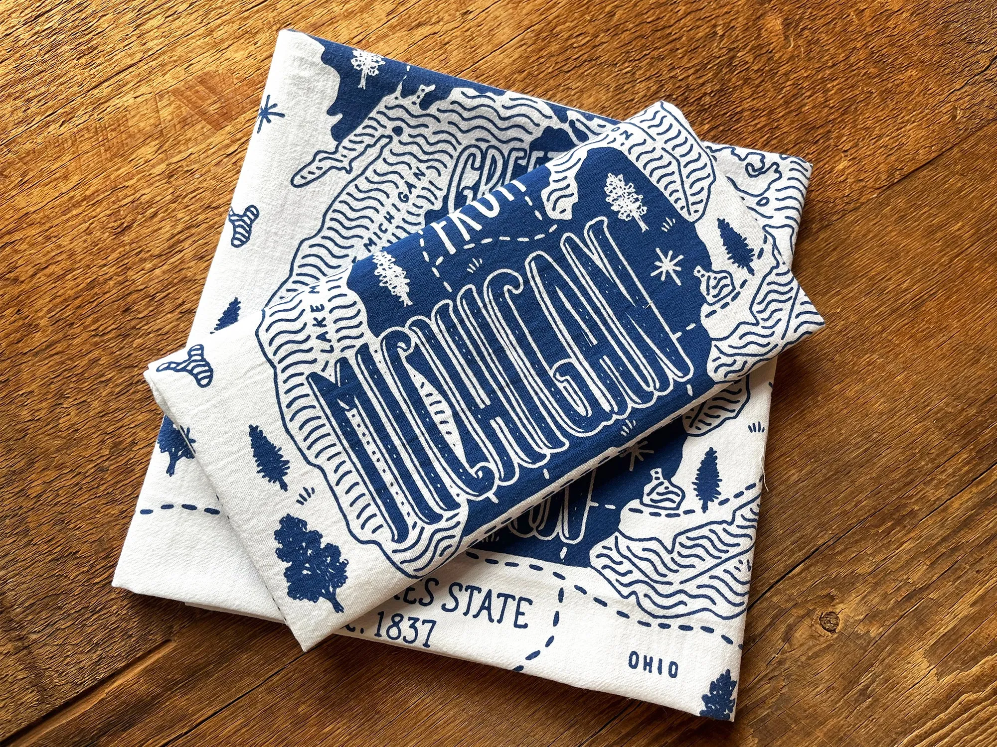 Michigan Tea Towel