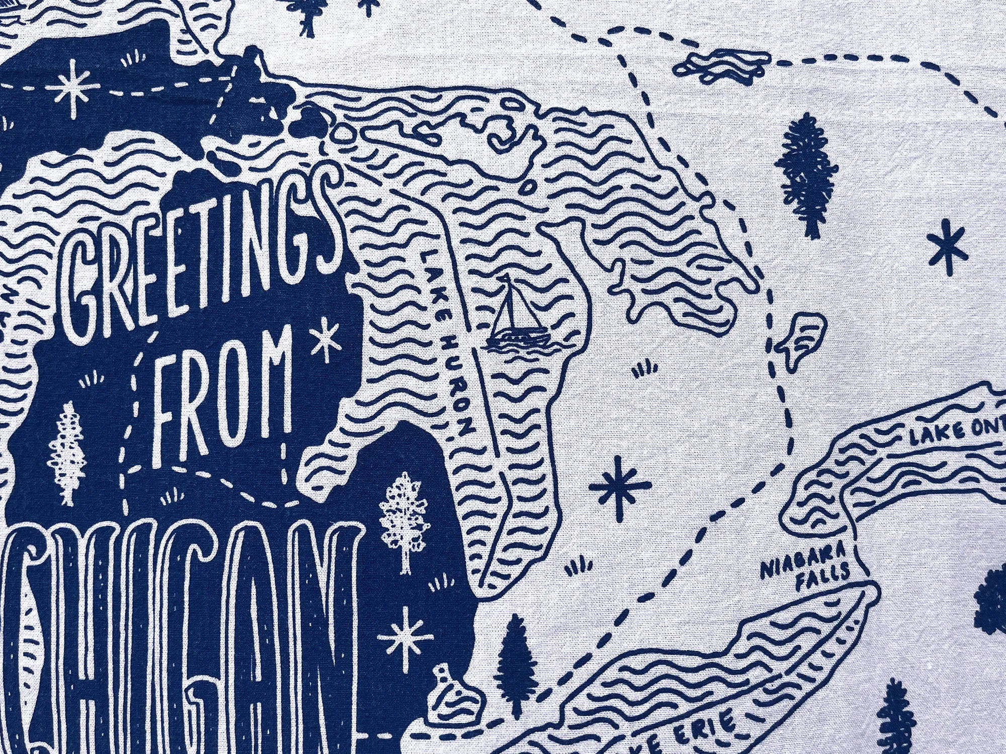 Michigan Tea Towel