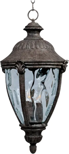 Morrow Bay DC 26" 3 Light Outdoor Hanging Lantern in Earth Tone