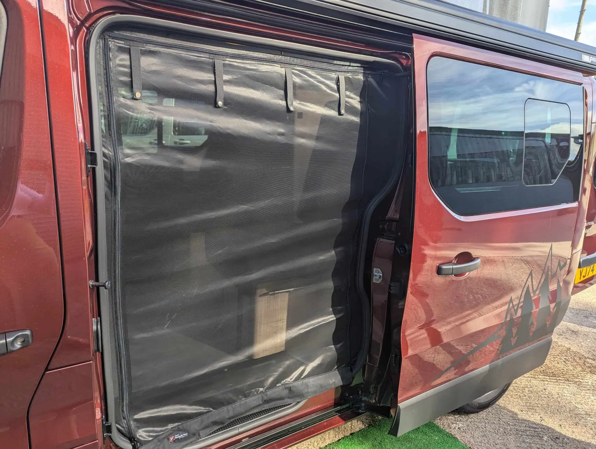 Mosquito Nets for your CCCamper Van - Rear and Side Doors