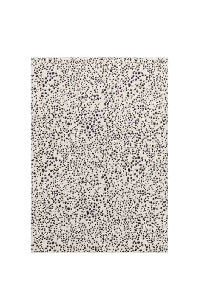 Muse Monochrome Dalmatian Spot Rug - 2 Sizes Available