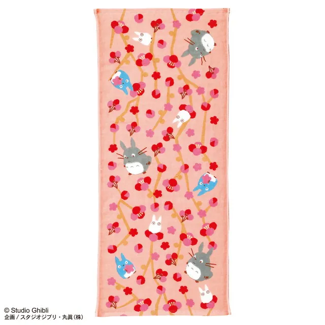 My Neighbor Totoro - Plum Flower Face Towel