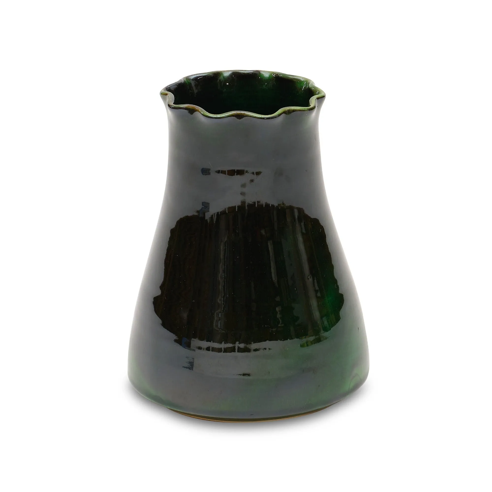 Narrow Mouth Carafe Vase (Jade - 8"H)