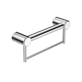 Nero Mecca Care 32mm Grab Rail With Towel Holder 300mm Chrome