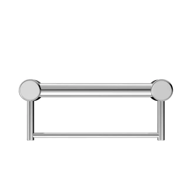 Nero Mecca Care 32mm Grab Rail With Towel Holder 300mm Chrome