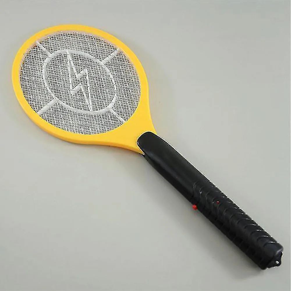 (NET) Electronic Bug Zapper Battery Operated Fly Insect Swatter Handheld Electric Racket Bat