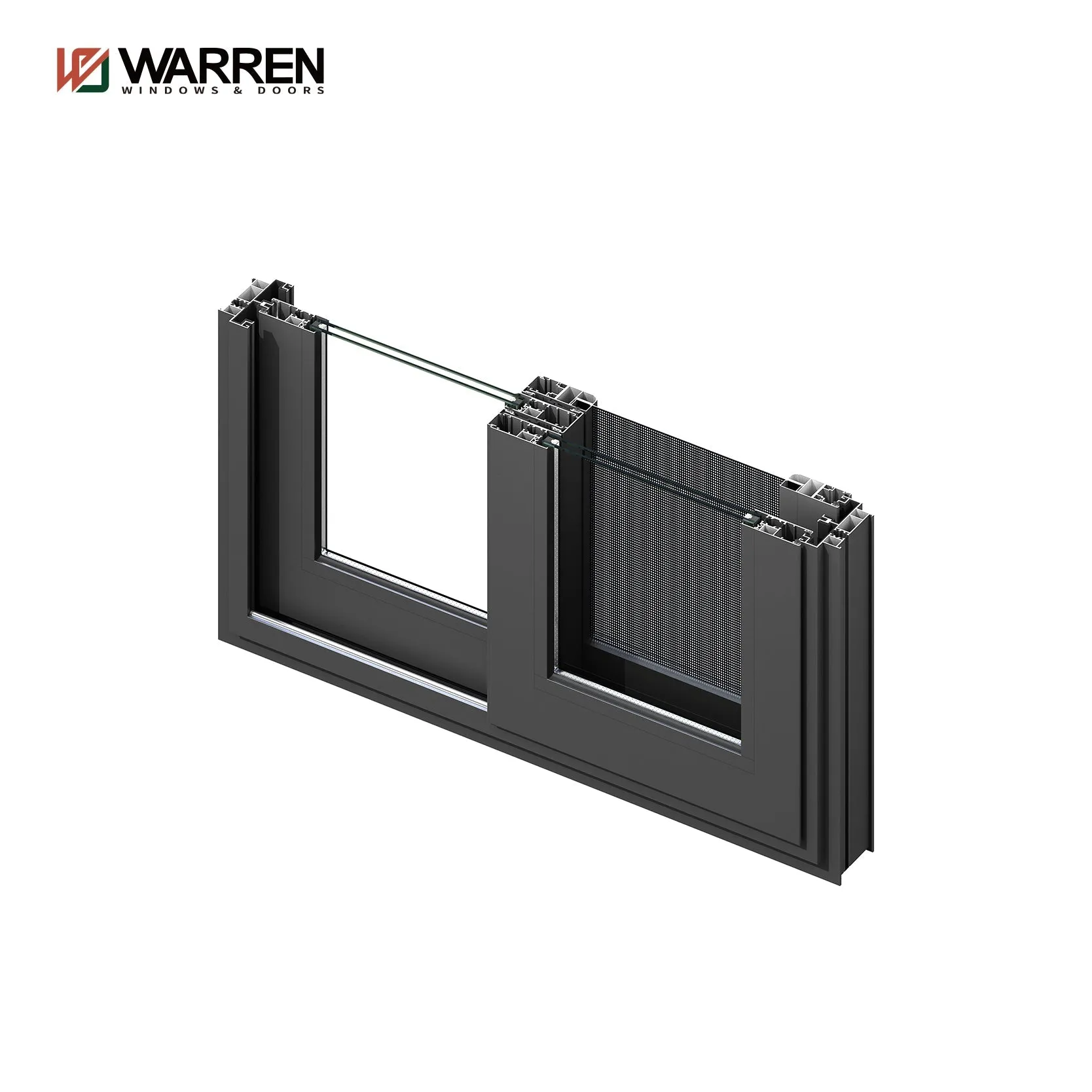 New China Manufacturer Aluminium Glass Sliding Windows Window Waterproofing