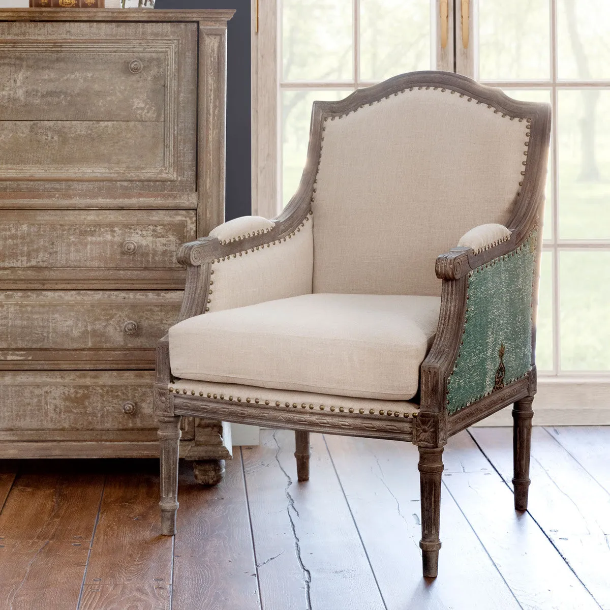 Nina Upholstered Arm Chair