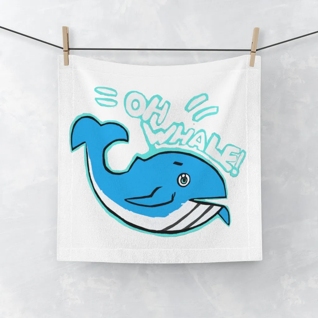 Oh Whale Face Towel