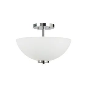 OSLO 2 LIGHT CONVERTIBLE SEMI FLUSH, CHROME