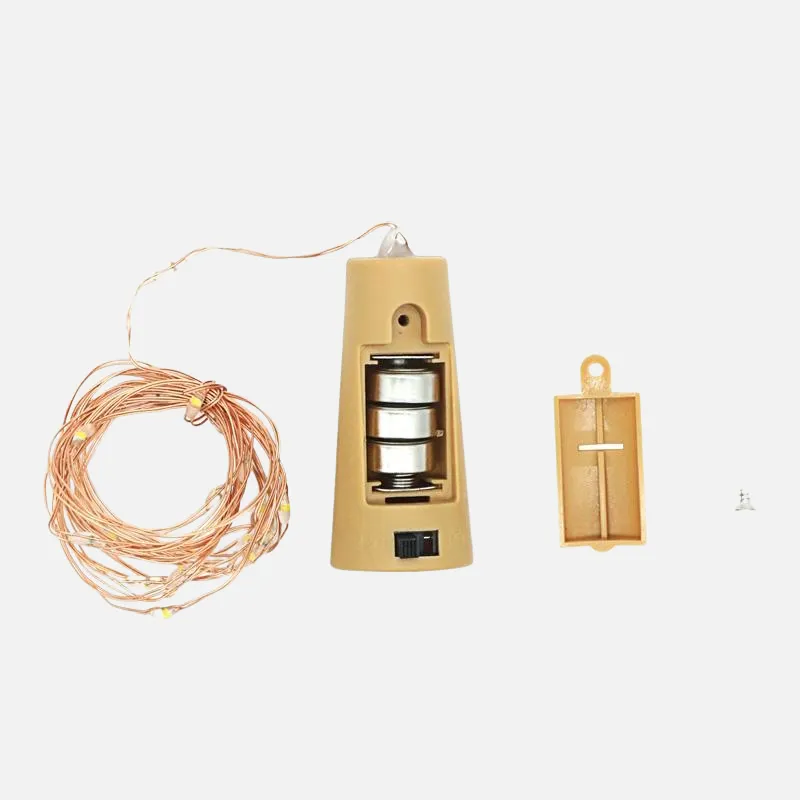 Patio Fairy Battery LED lights with Copper String