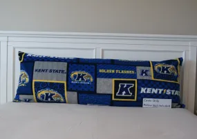 Pillows - Body Pillow Cover - College - NCAA - Kent State University-KSU - Golden Flashes - Gray