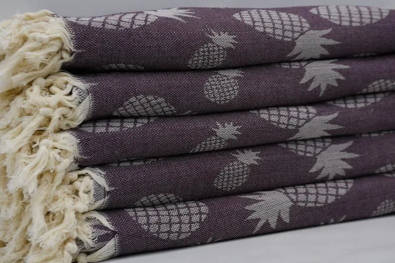 Pineapple Brown 100% Cotton Towel