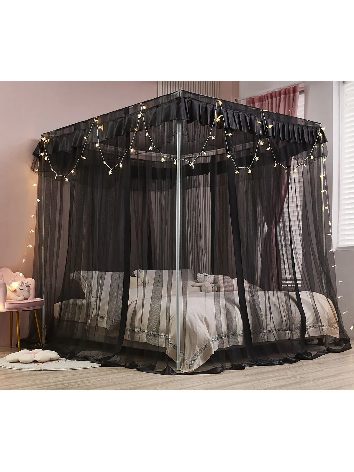 Princess Bed Canopy for Girls Canopy Bed Curtains Canopy