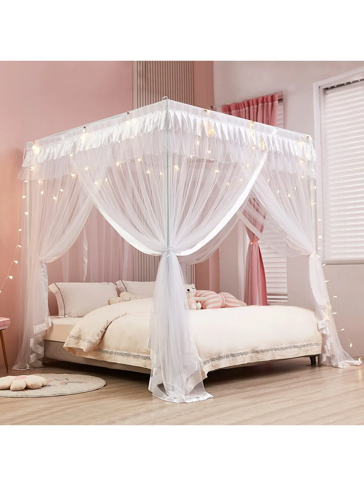 Princess Bed Canopy for Girls Canopy Bed Curtains Canopy