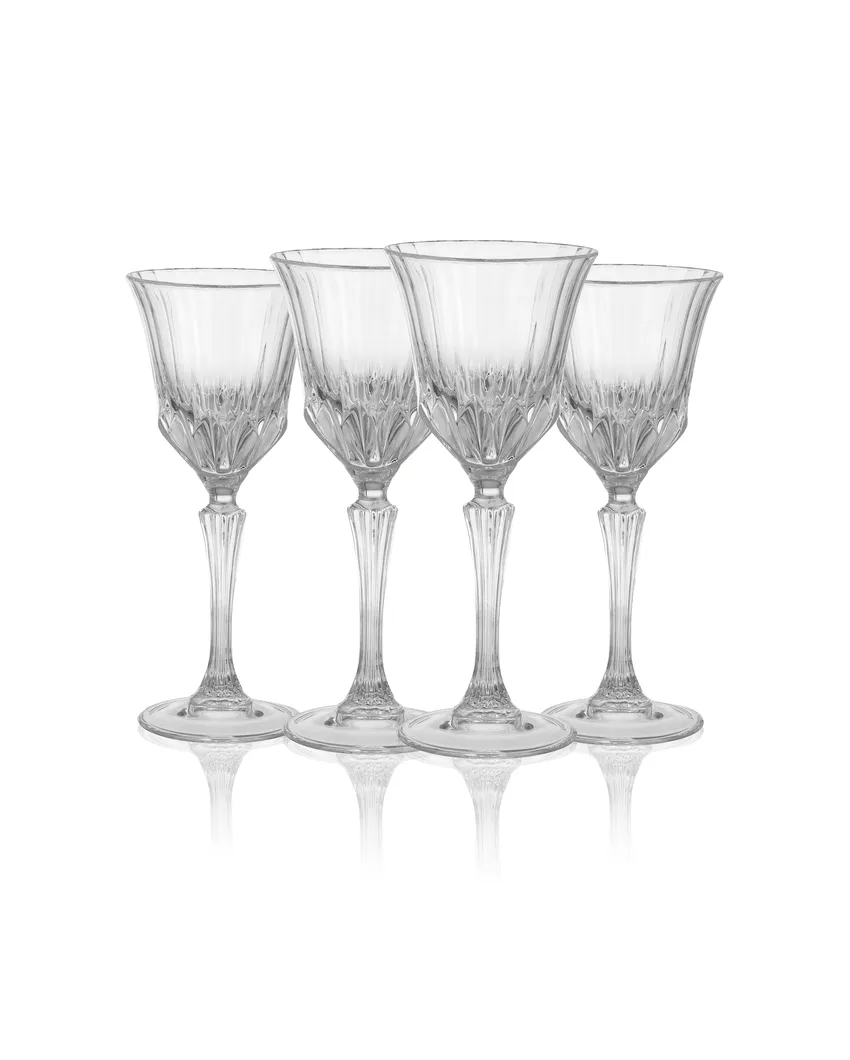 Pure Elegance White Wine Glass with Gift Box | Set of 4