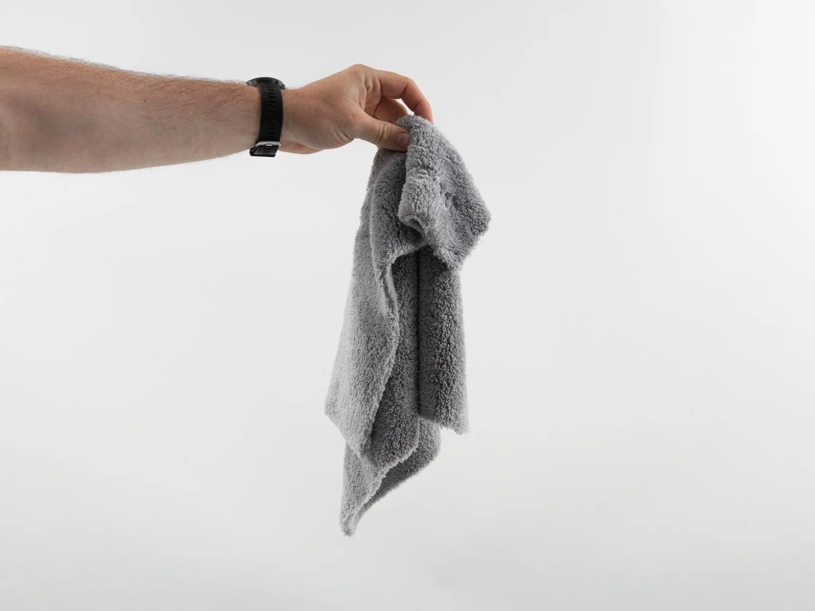 PURE:EST | No-Edge Microfiber Towel 16"x16" Grey