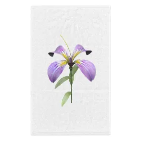 Purple Flower Rally Towel, 11x18