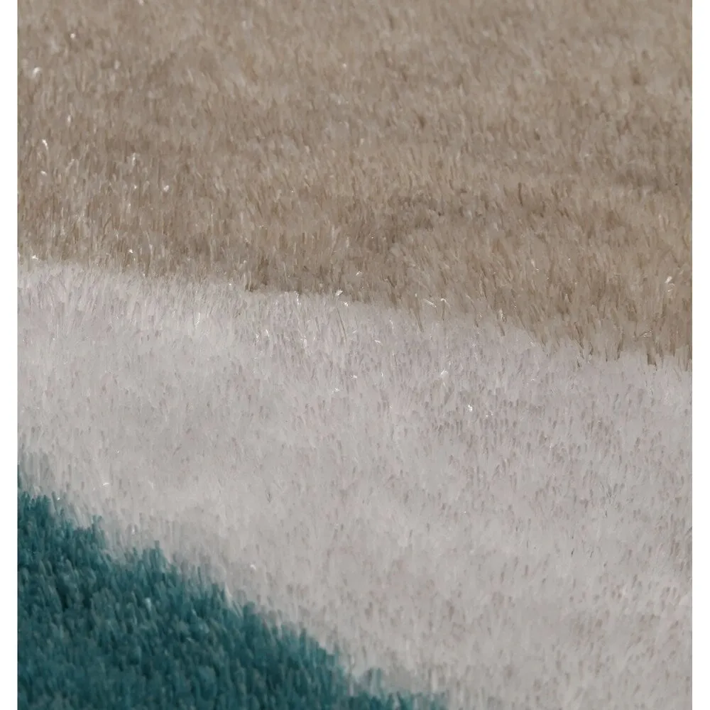 "Aria Collection" Soft Pile Shag Area Rug (5-ft x 7-ft)