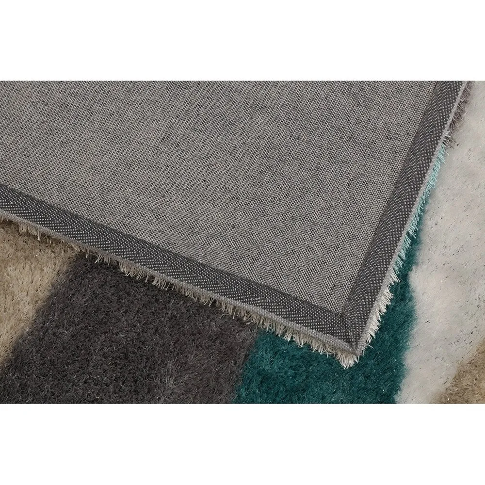 "Aria Collection" Soft Pile Shag Area Rug (5-ft x 7-ft)