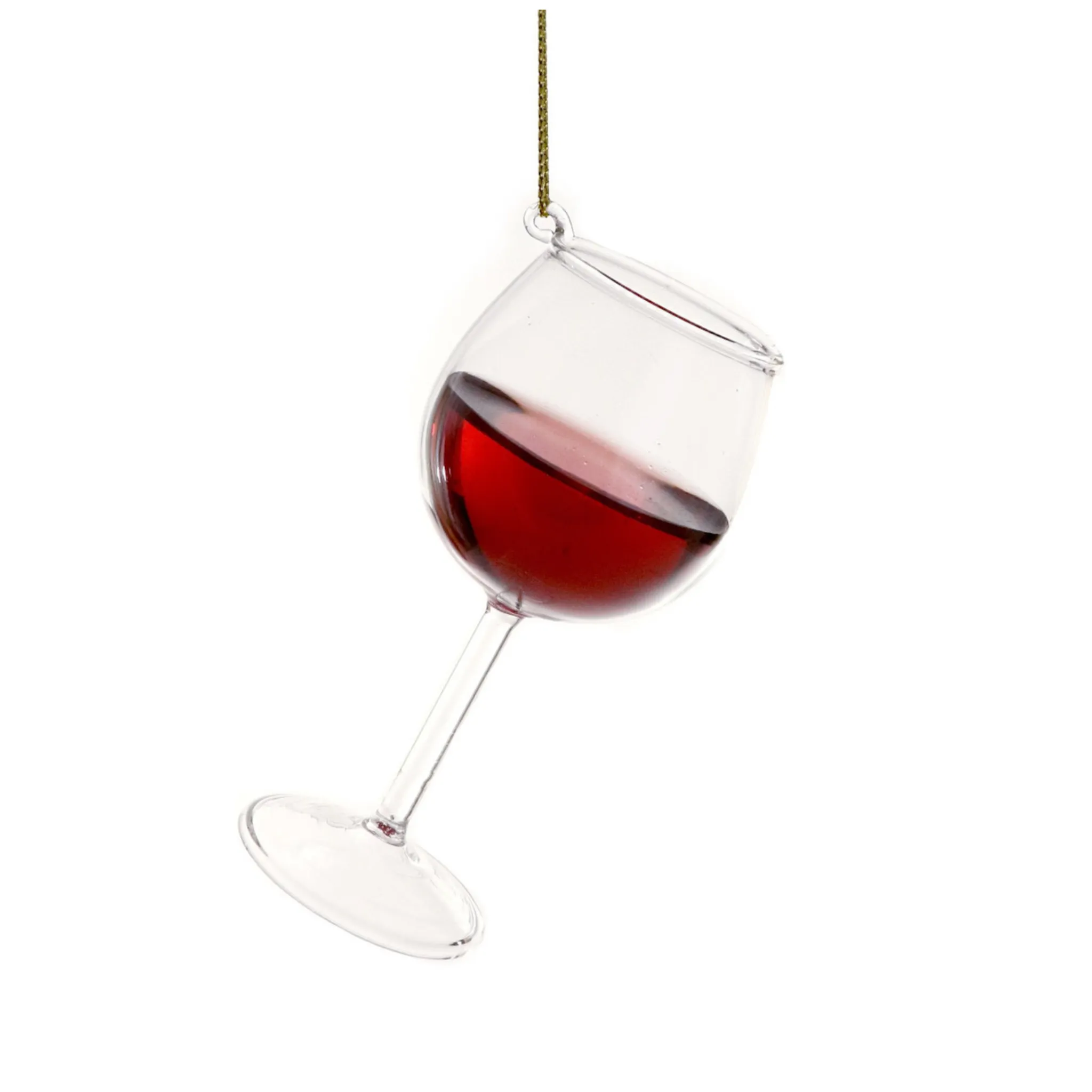 Red Wine Glass Ornament