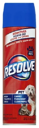 Resolve 1920083262 22 oz Can Of Pet & High Traffic Formula Carpet Cleaner - Quantity of 10