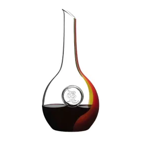 Riedel Decanter Chinese Zodiac Rabbit Red/Yellow