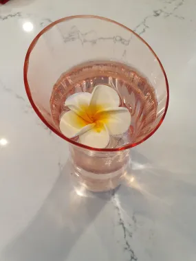 RIPPLE BLUSH VASE/CARAFE