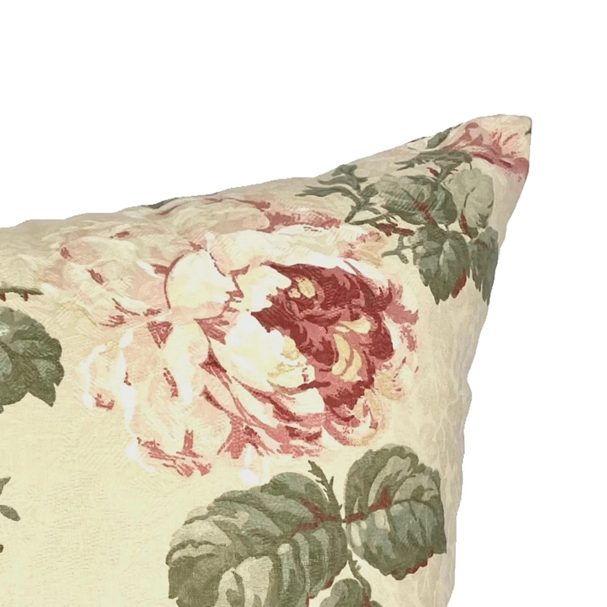 Romantic Vintage Floral Throw Pillow Cover