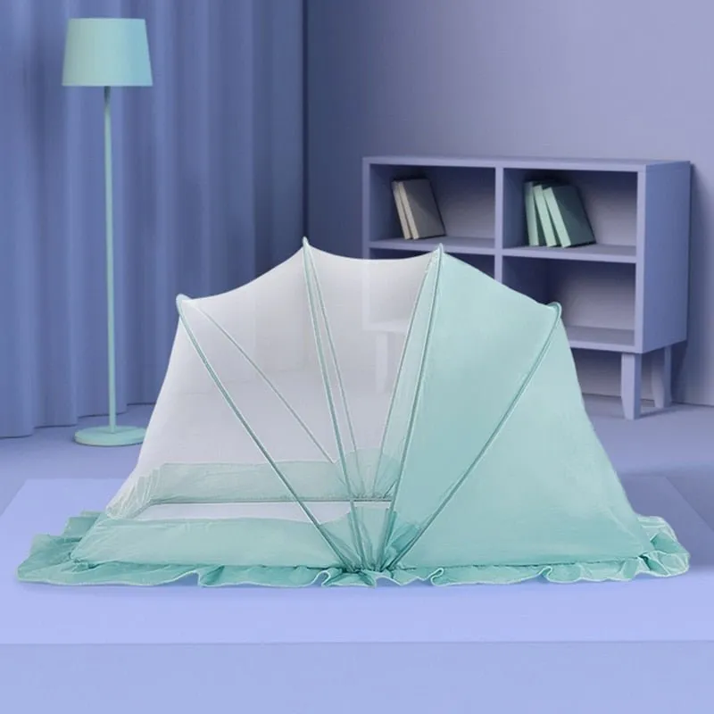 Secure Foldable Baby Crib with Mosquito Net