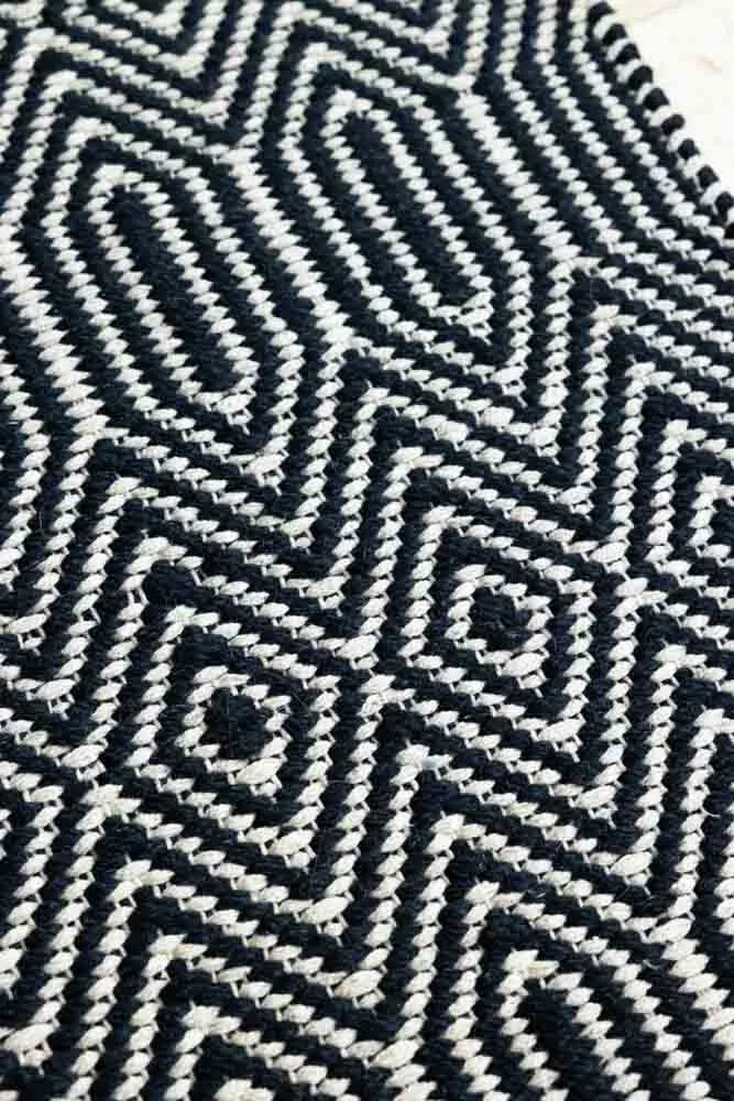 Sloan Monochrome Geometric Rug - 4 Sizes Available