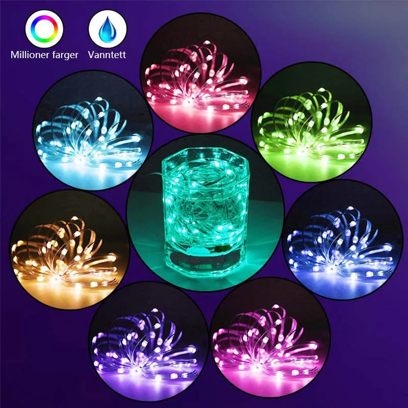 Smart led Christmas light chain - customize with app