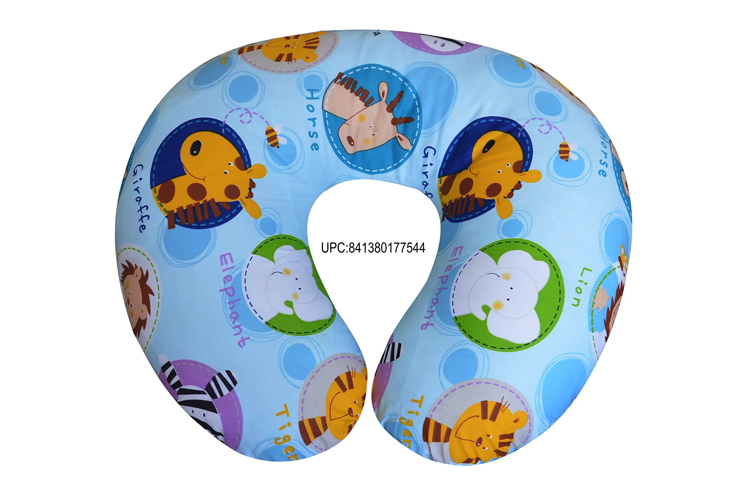 Soft Plush Light Printed Cotton Nursing Pillow