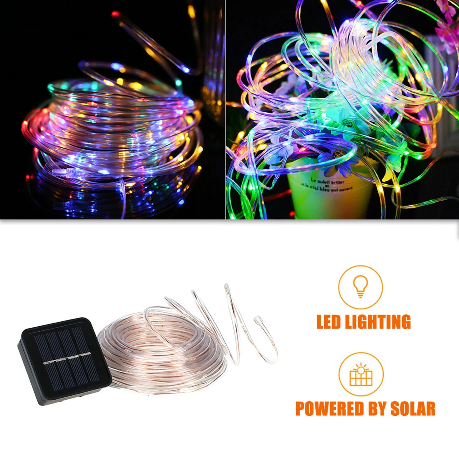 Solar String Lights 46ft 120 LED