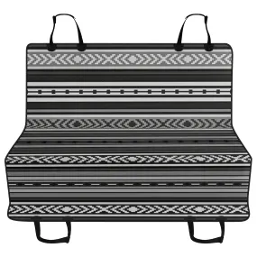 Southwestern Backseat Pet Cover Sante Fe Gray Car Pet Seat Covers