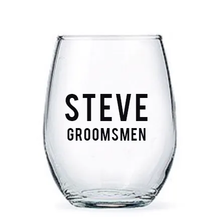 Stemless Wine Glass