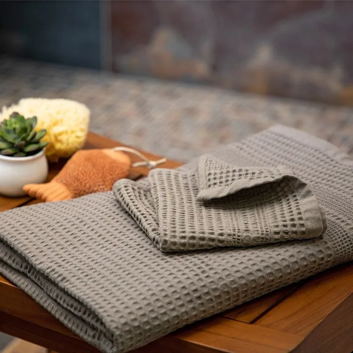 Stone Towel Set in Gift Bag, Classic Style