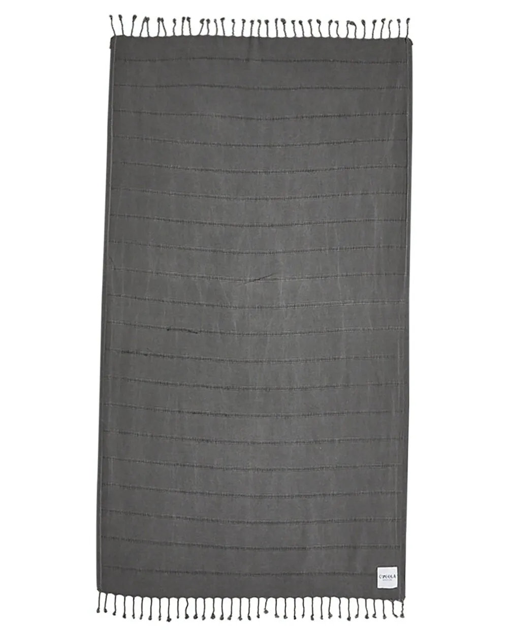 Stonewash Turkish Towel – Charcoal