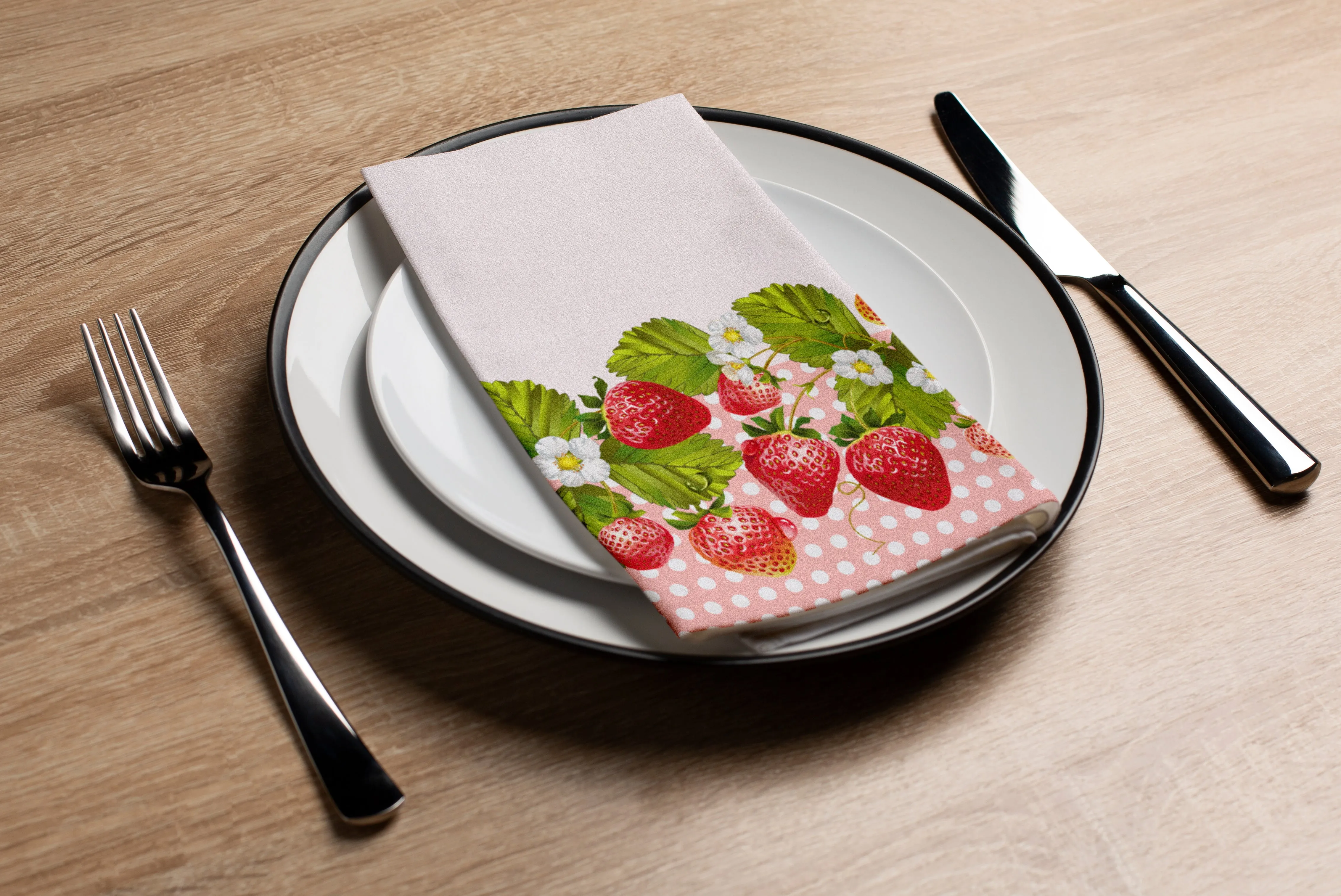 Strawberry - Printed Guest Towel