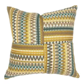 Sunset Eclectic Stripe Throw Pillow Cover 20x20